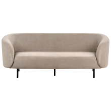Sofa 3 Seater LOEN Fabric Taupe
