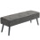 Homcom Banco de Cama Gris 114 x 38 x 42 cm 1
