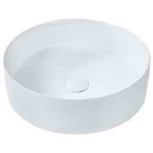 Countertop Basin TEBAR 400 mm Ceramic White