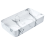 Beliani Countertop Basin IPALA 620 x 350 mm Ceramic White Marble 1