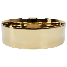 Countertop Basin TEBAR 400 mm Ceramic Gold