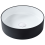 Beliani Countertop Basin TEBAR  400 mm Ceramic Black/ White 1