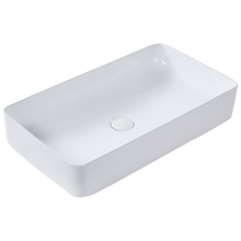 Countertop Basin ULUA 610 x 350 mm Ceramic White