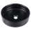 Beliani Countertop Basin TEBAR  400 mm Ceramic Black 1