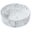 Beliani Countertop Basin MANIS  400 mm Ceramic White Marble 1
