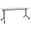 Beliani Foldable Office Desk CAVI 180 cm 60 cm with Wheels Light Brown 1