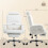 Homcom Silla de Escritorio Beige 67 x 74 x 115 cm 6