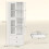 Homcom Alacena de Cocina Blanco 59 x 30 x 170 cm 3