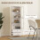 Homcom Alacena de Cocina Blanco 59 x 30 x 170 cm 4