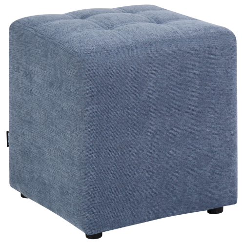 Beliani Pouffe KANSAS Fabric Blue