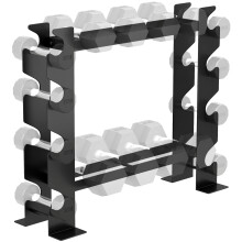 Soporte para Mancuerna Negro 70 x 21 x 55 cm
