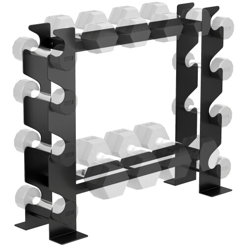 Soporte para Mancuerna Negro 70 x 21 x 55 cm
