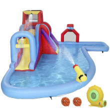 Castillo Hinchable Acuático Multicolor 470 x 445 x 205 cm