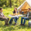 Outsunny Mesa de Camping Blanco 75 x 50 x 73.5 cm 6