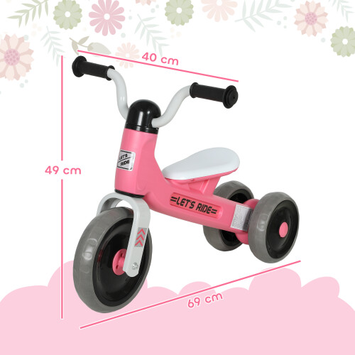 Bicicleta sin Pedale Rosa 69 x 40 x 49 cm 2