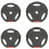 Discos de Pesa Negro 27 x 27 x 4.5 cm 1