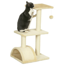 Árbol para Gato Beige 40 x 35 x 72 cm
