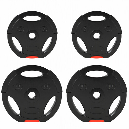 Discos de Pesa Negro 34 x 34 x 6 cm
