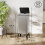 Homcom Cubo de Basura Gris 35.5 x 26 x 83.5 cm 1