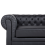 Beliani Sofa 3 Seater CHESTERFIELD Leather Black 9