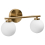 Beliani Wall Lamp GIJOU Metal Brass 1