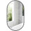 Homcom Espejo de Baño Negro 40 x 70 x 3 cm 1