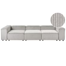 Modular Sofa 3 Seater ARDAL Corduroy Taupe