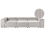 Beliani Modular Sofa 3 Seater ARDAL Corduroy Taupe 1