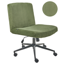 Desk Chair GEDDES Corduroy Green