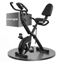 Bicicleta Estática Plegable Negro 43 x 97 x 109 cm