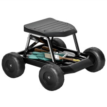 Carrito de Jardín Negro 50 x 49 x 32 cm