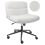 Beliani Desk Chair CATLIN Boucle White 1