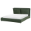 Beliani Bed Fabric BAJONNA 160 x 200 cm (EU King Size) Dark Green 1