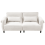 Beliani Sofa 3 Seater WETLAN Fabric Off-White 1