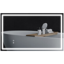 Espejo de Baño Transparente 100 x 3 x 60 cm