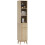 Homcom Columna de Baño Marrón 33 x 30 x 170 cm 1