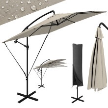 Parasol Excéntrico Verde 247 x 247 x 256 cm