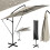 Outsunny Parasol Excéntrico Verde 247 x 247 x 256 cm 1