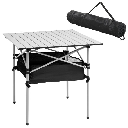 Outsunny Mesa de Camping Bicolor 70 x 70 x 69 cm