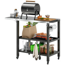 Carrito de Parrilla Bicolor 116 x 50 x 86 cm