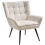 Beliani Armchair BELLINGMO Fabric Light Beige 1