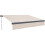 Outsunny Toldo Manual Retráctil Beige 295 x 200 x 400 cm 1