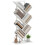 Homcom Librería Blanco 50 x 24 x 109 cm 1
