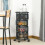 Homcom Carrito de cocina Negro 33 x 33 x 77 cm 5
