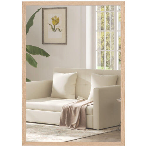 Homcom Espejo de Pared Marrón 50 x 2 x 70 cm