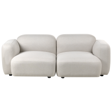 Sofa 3 Seater AFOSS Fabric Light Beige