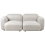 Beliani Sofa 3 Seater AFOSS Fabric Light Beige 1
