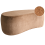 Beliani Pouffe BAYARD Faux Fur Light Brown 1