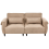 Beliani Sofa 3 Seater WETLAN Fabric Light Brown 1