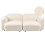 Beliani Sofa 3 Seater AFOSS Boucle Off-White 1
